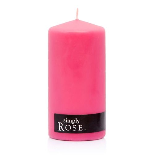 Rose Pillar Candle