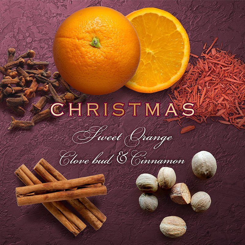 Christmas Scent Cakes, Fragrance: Sweet Orange &amp; Clove Bud