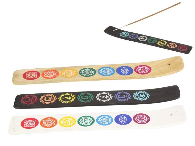 25cm Incense Holder with 7 Chakra Design
