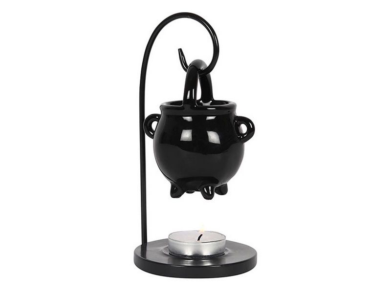 17CM HANGING WITCH CAULDRON OIL BURNER