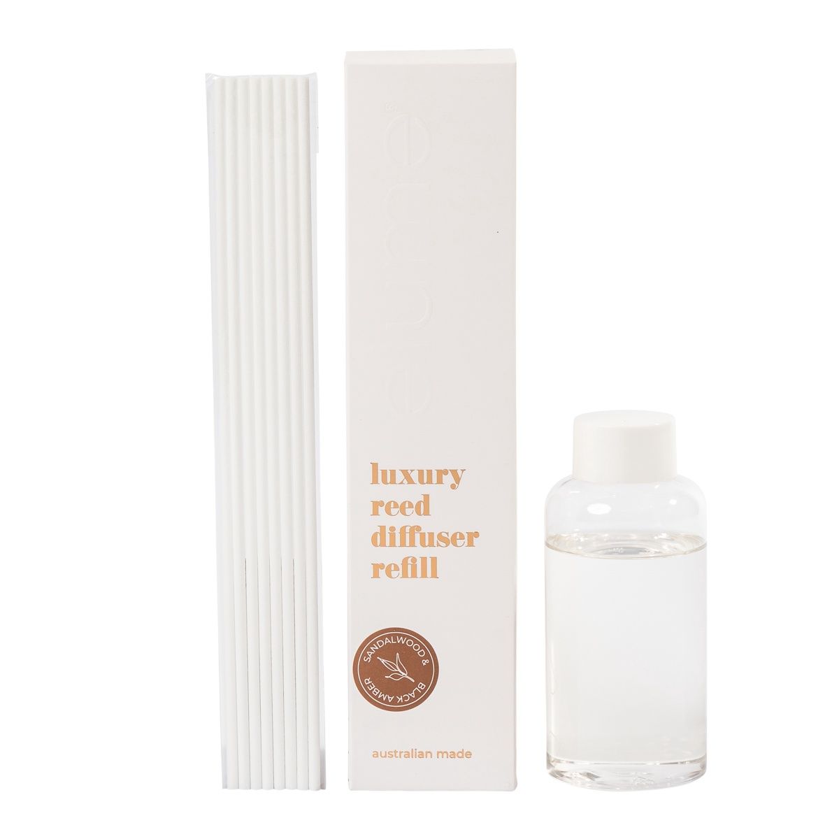 Sandalwood &amp; Black Amber Reed Diffuser Refill