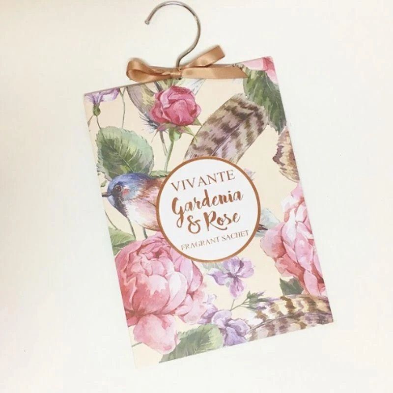 Gardenia &amp; Rose Vivante Copper Hanging Sachets 3pk