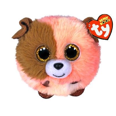 Beanie Balls - MANDARIN - orange dog