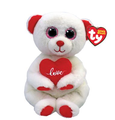 DESI - white bear with heart