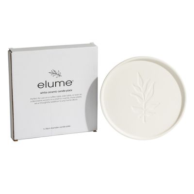 Round Ceramic Pillar Plate Large