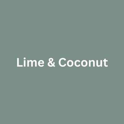 Lime &amp; Coconut - Single Drippy Candle