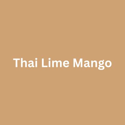 Thai Lime Mango - Single Drippy Candle