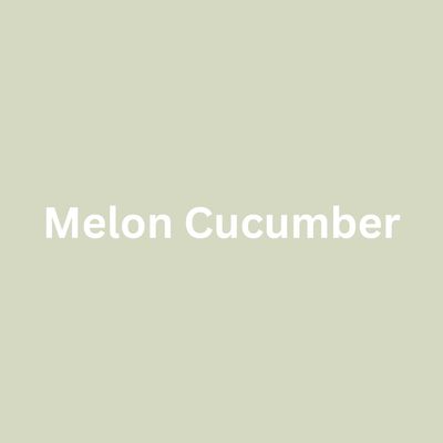 Melon Cucumber - Single Drippy Candle