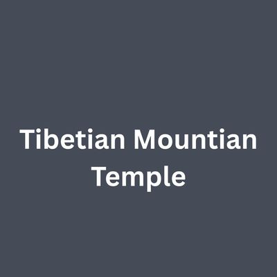 Tibetan Mountain Temple - Single Drippy Candle