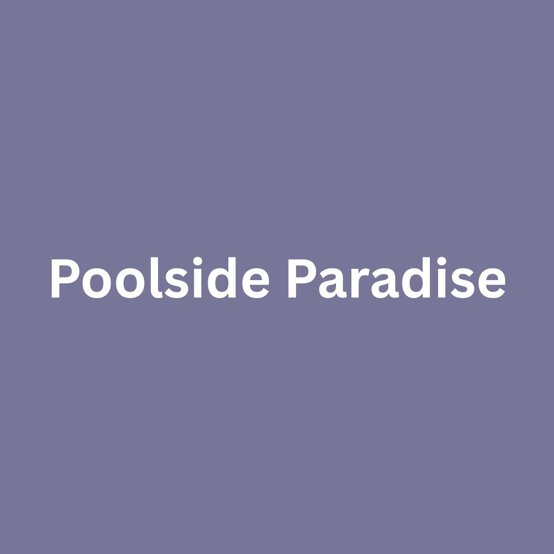 Poolside Paradise - Single Drippy Candle