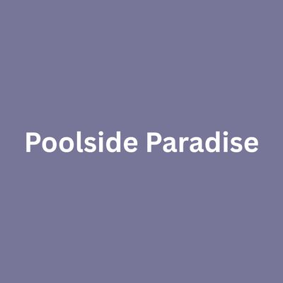 Poolside Paradise - Single Drippy Candle