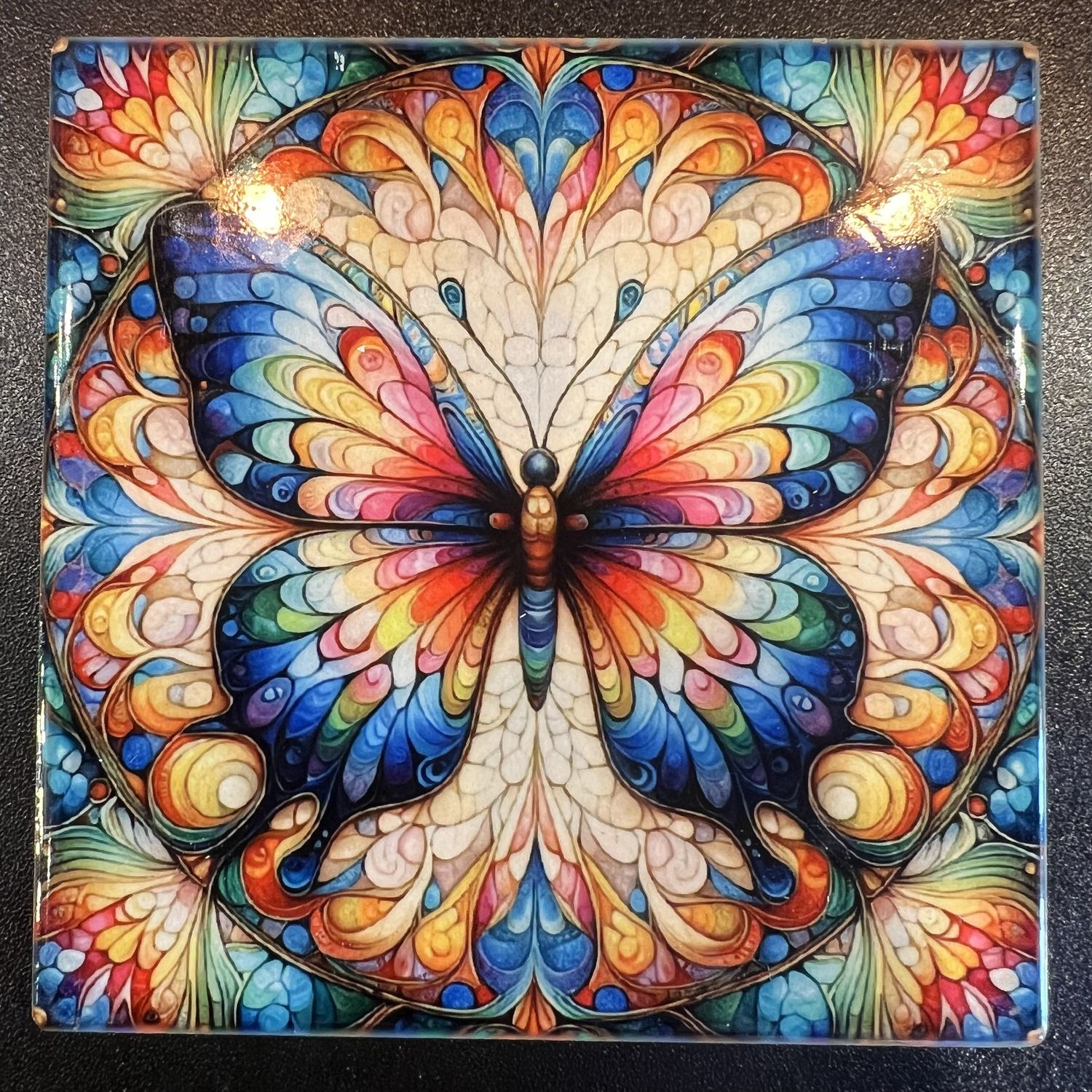 Ceramic Coaster - Butterfly