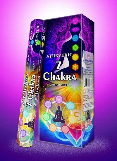 Ayurvedic 7 Chakra Incense Sticks