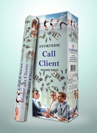 6x Pack - Ayurvedic Call Client Incense Sticks