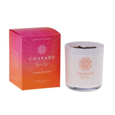Crystal Boho - COURAGE - Tiger Eye - Candle