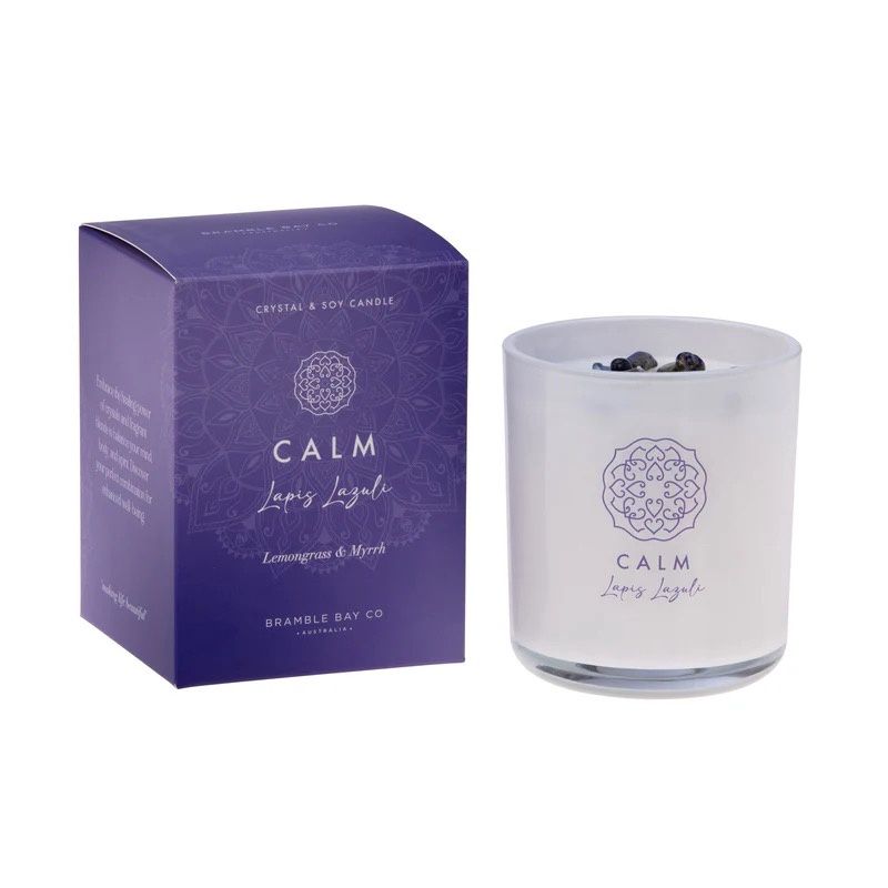 Crystal Boho - CALM - Lapis Lazuli - Candle