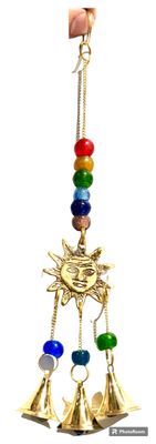 Beads &amp; Bells Brass Hanging Charm