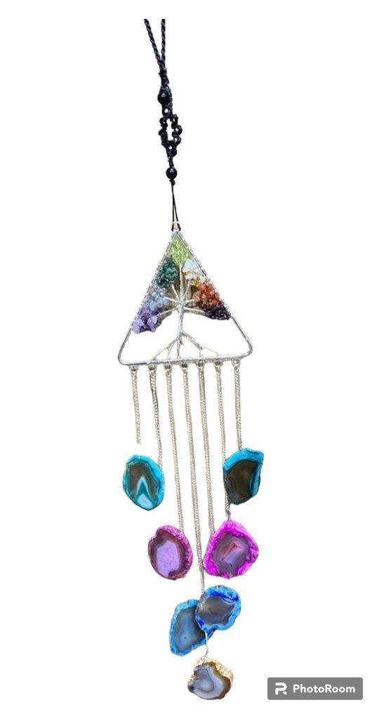 Crystal Hanging Triangle