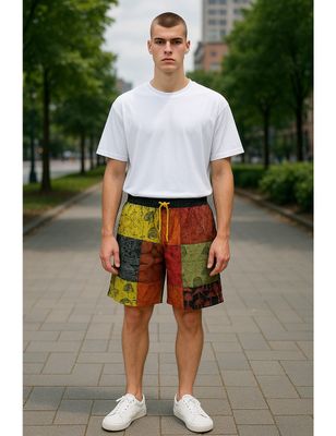 Patchwork Shorts
