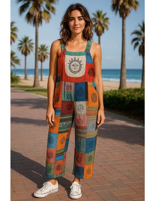 Patchwork Dungarees