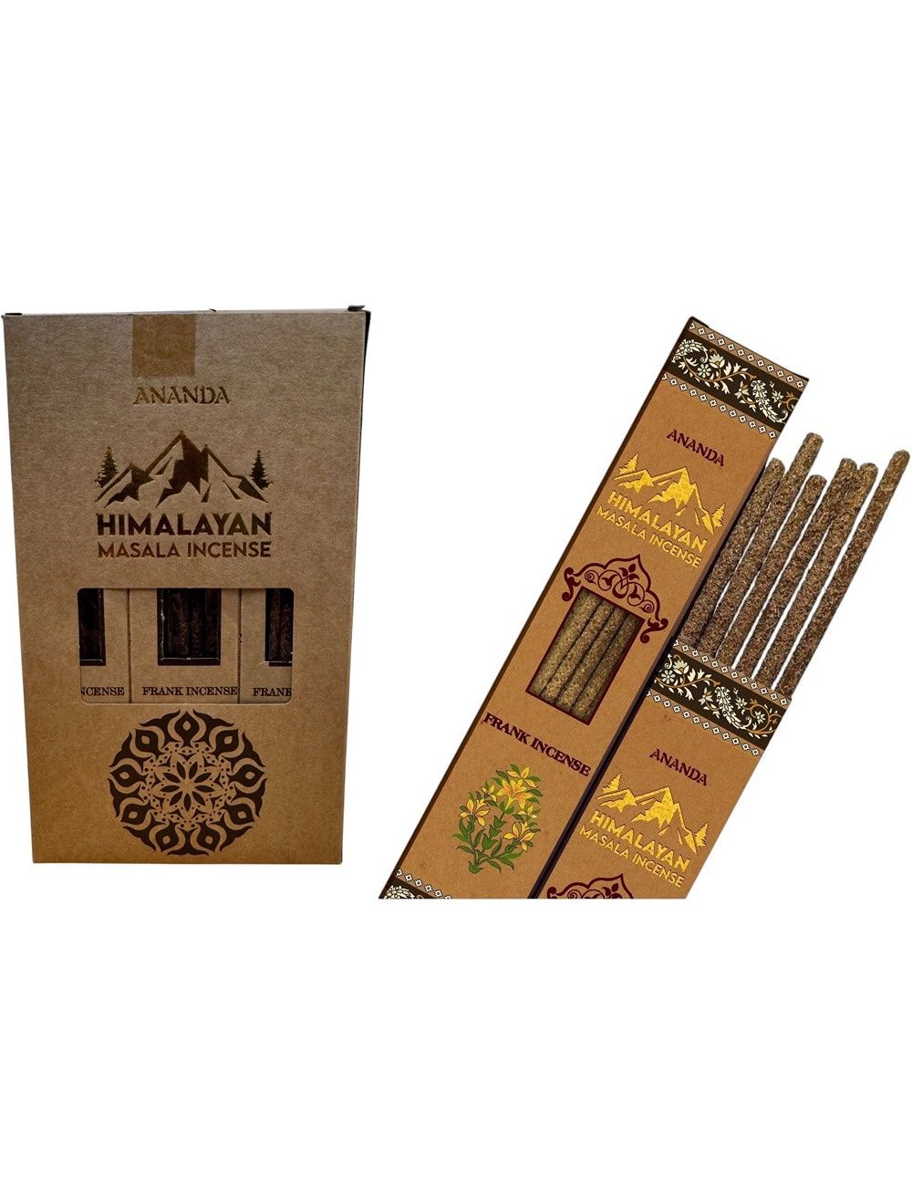 All Natural Hand Rolled Smudge Incense - Frank Incense - Bulk