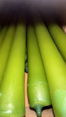 9 hour taper unscented candle