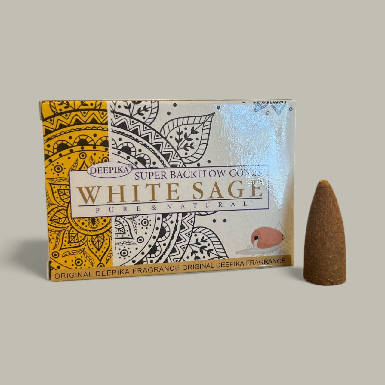 Deepika White Sage Super Backflow Dhoop Cones