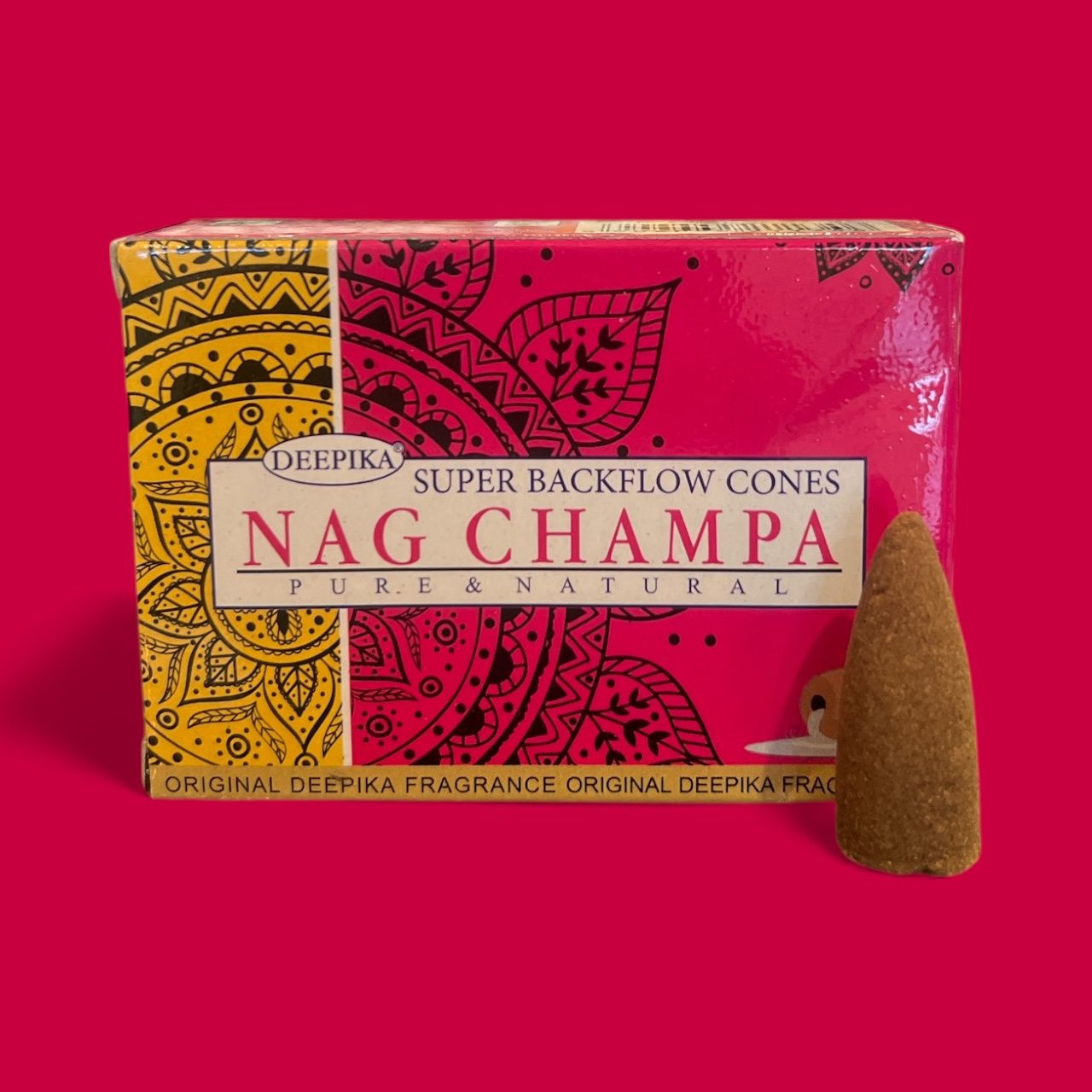 Deepika Nag Champa Super Backflow Dhoop Cones