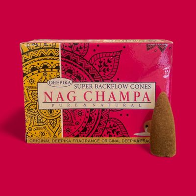 Deepika Nag Champa Super Backflow Dhoop Cones