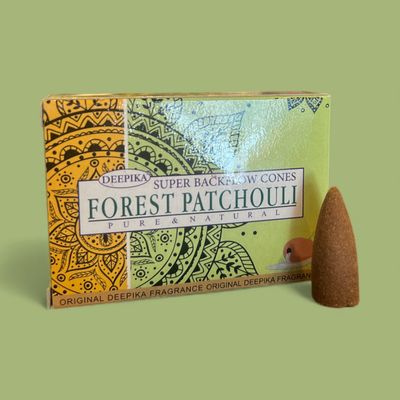 Deepika Forest Patchouli Super Backflow Dhoop Cones