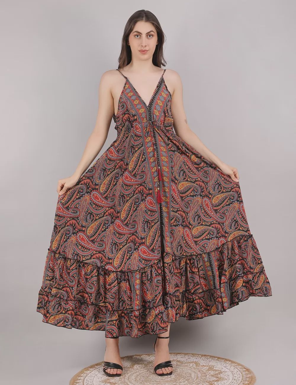 Butterfly Back Maxi Dress