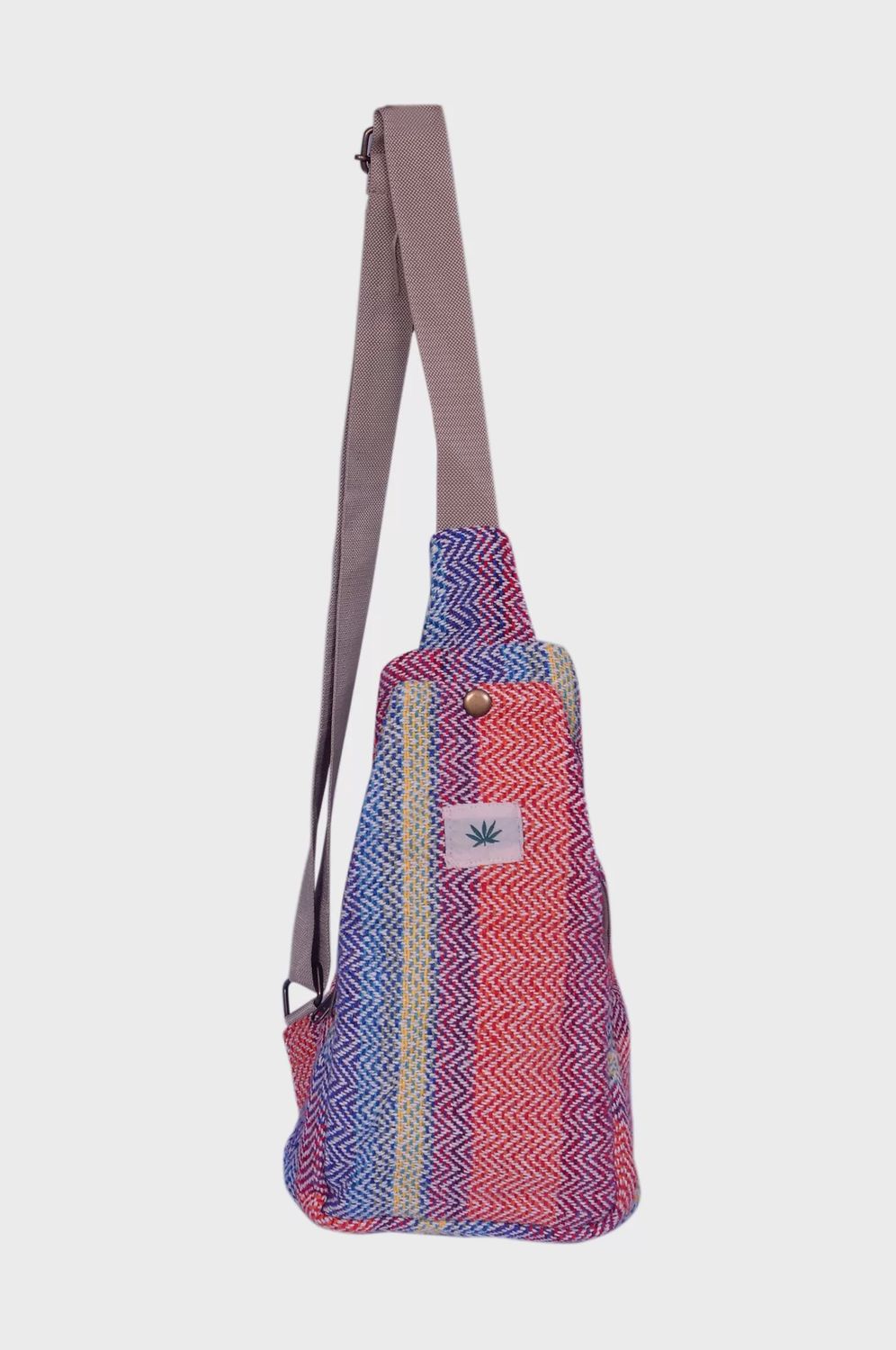 Cotton Cross Body Bag - Multi Coloured