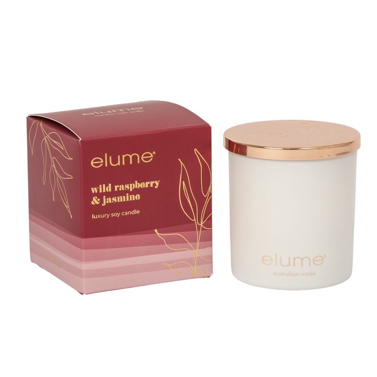 Wild Raspberry &amp; Jasmine Soy Candles