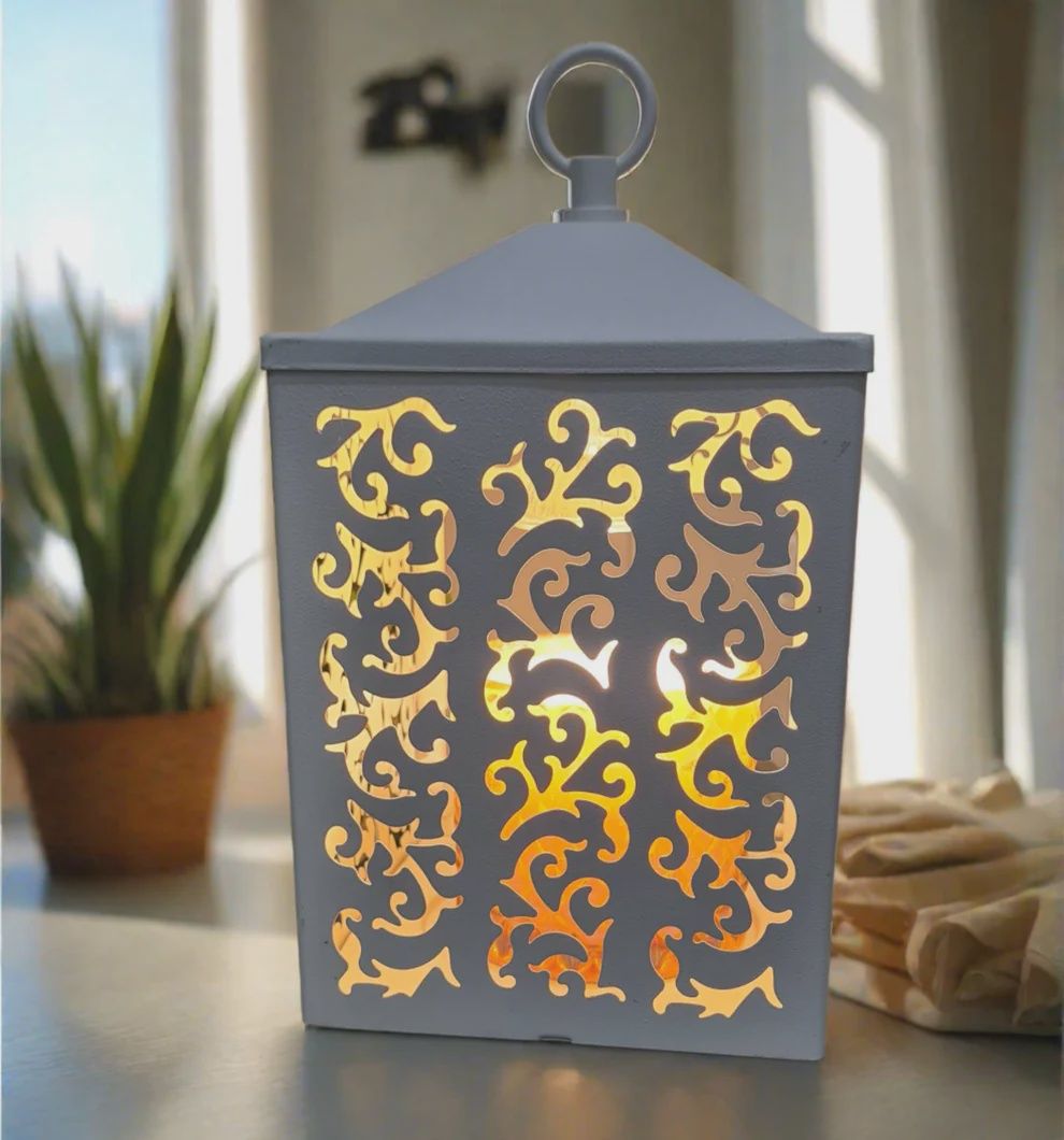 White Cottage Lantern