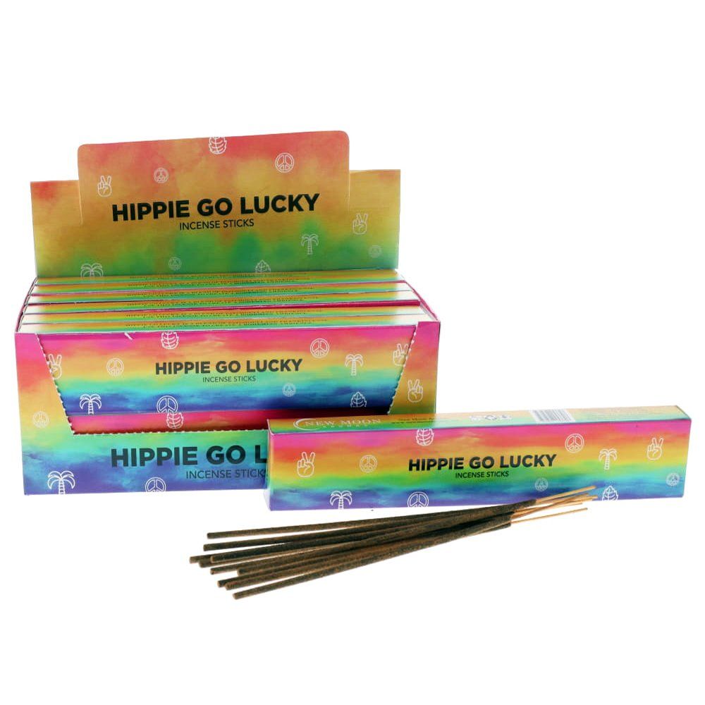New Moon Hippie Go Lucky Incense Sticks 15g
