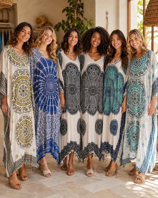 Bling Kaftan - Teal