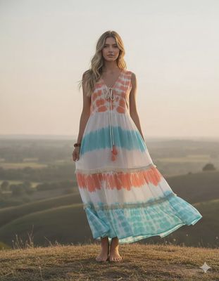 Tie Dye Maxi Dress