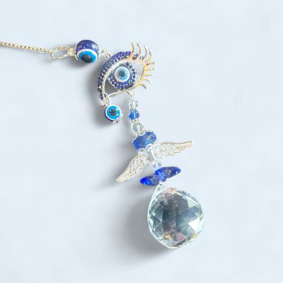 Evil Eye Sun Catcher with Prism Ball