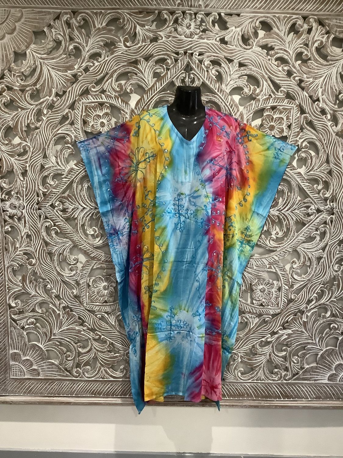 Tiedye bling kaftan