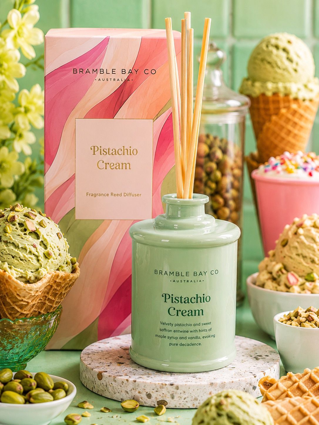 Pistachio Cream Reed Diffuser
