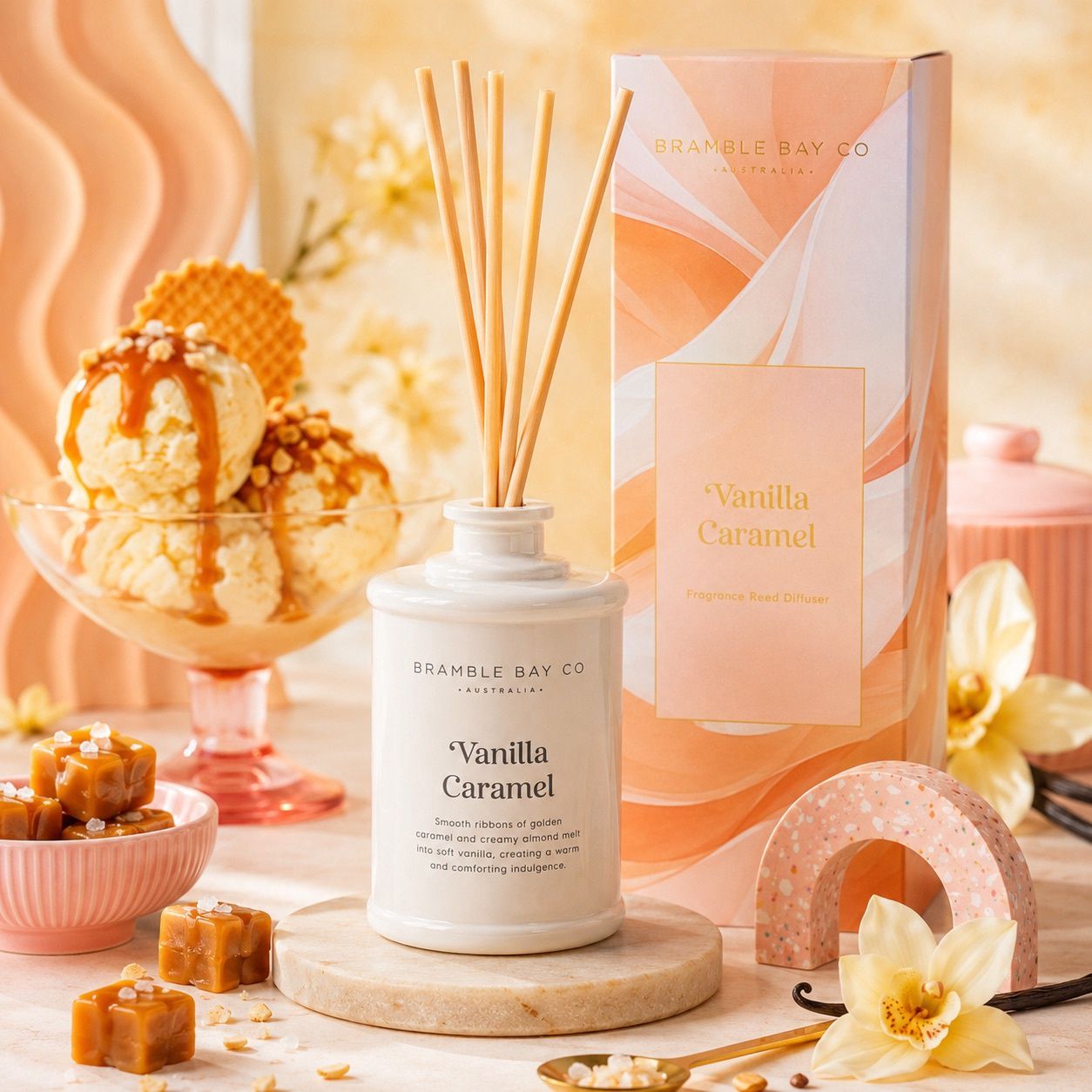 Vanilla Caramel Reed Diffuser