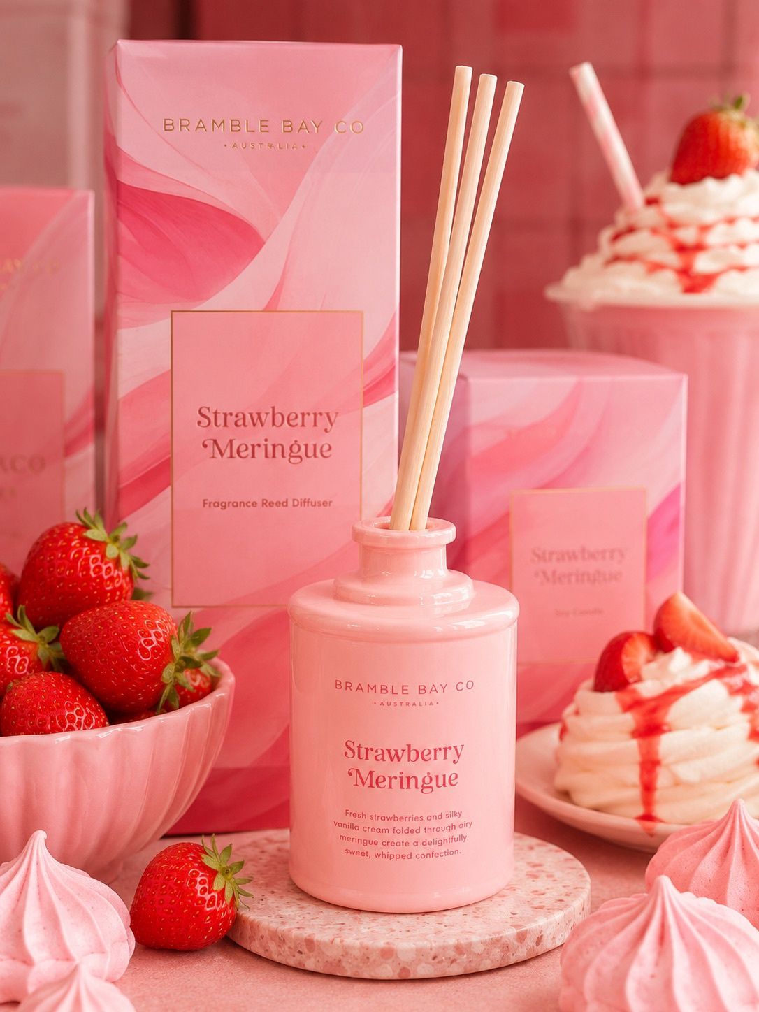Strawberry Meringue Reed Diffuser
