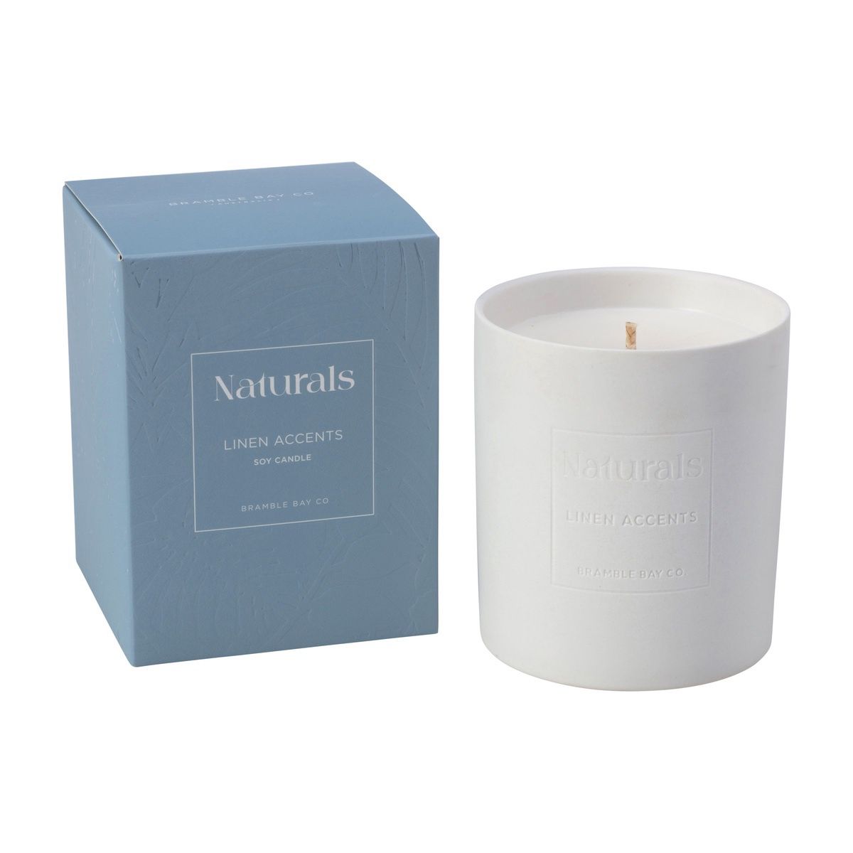 Linen Accents Soy Candle