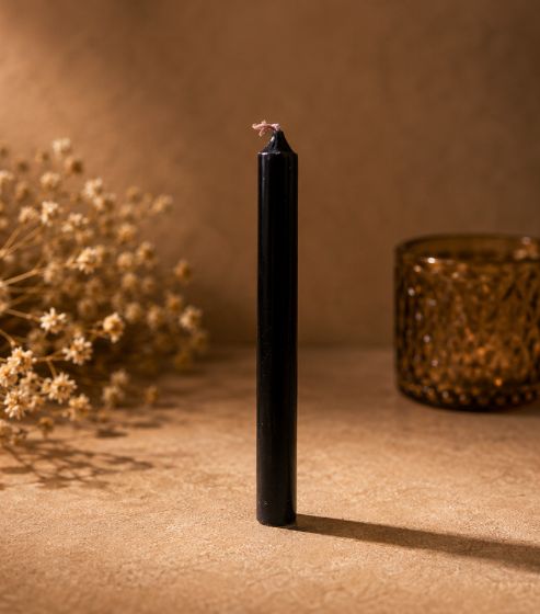 Eternal Flame Spell Candle 4" Singles, Colour: Black