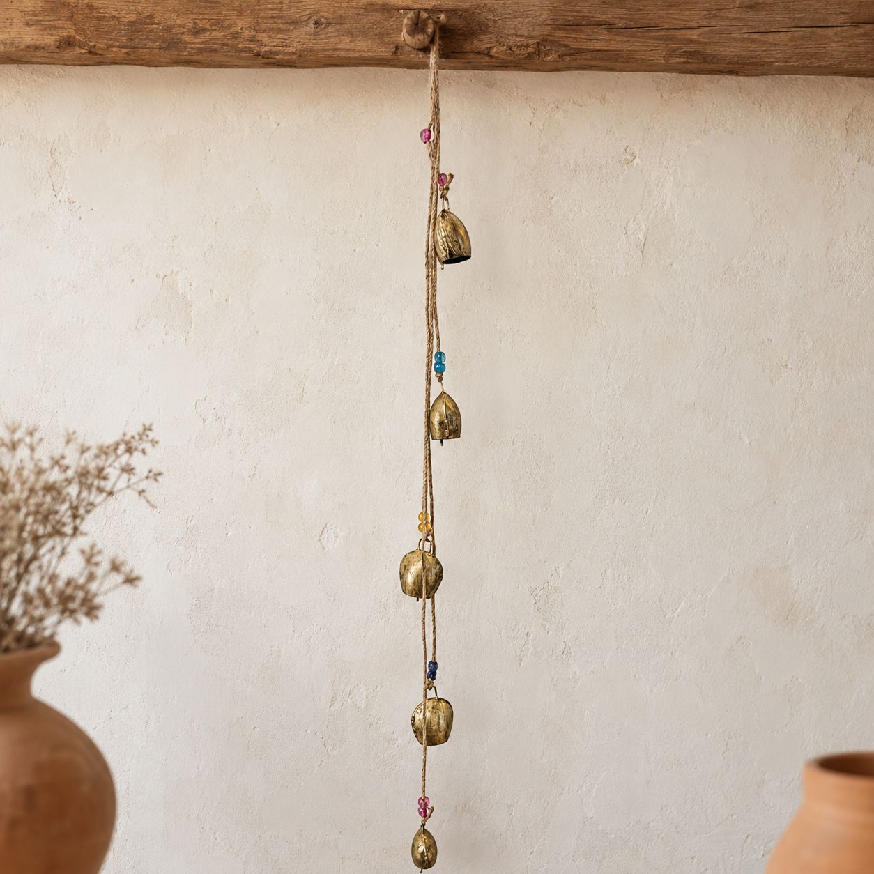 Rustic Harmony Hanging Bell Garland