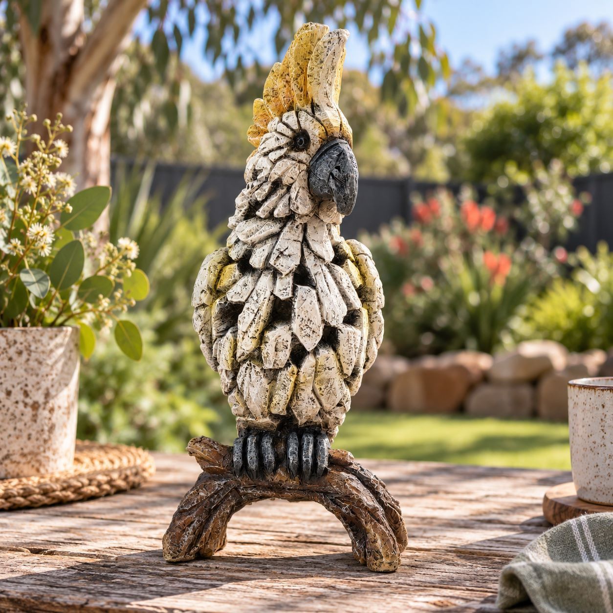 RESIN COCKATOO