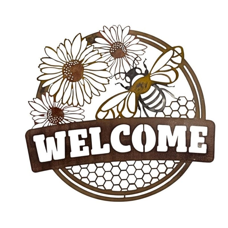 BEE WELCOME WALL DECOR