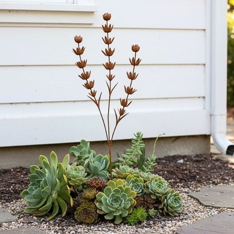 WILDFLOWER SPRAY GARDEN STAKE