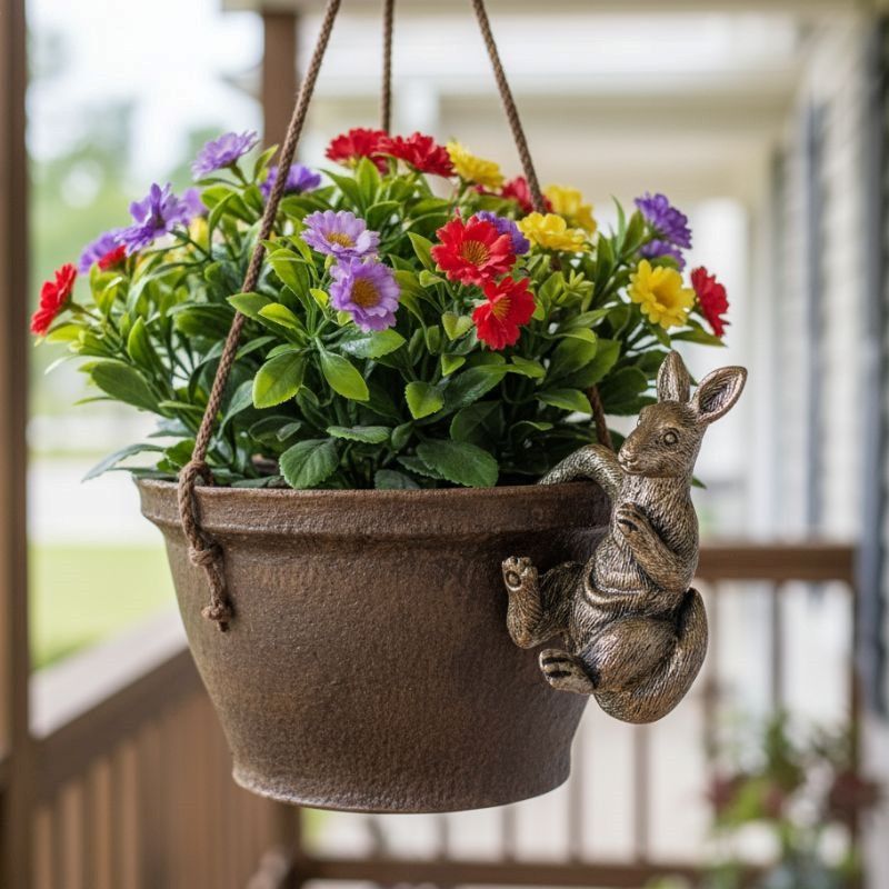 RESIN ROO POT HANGER