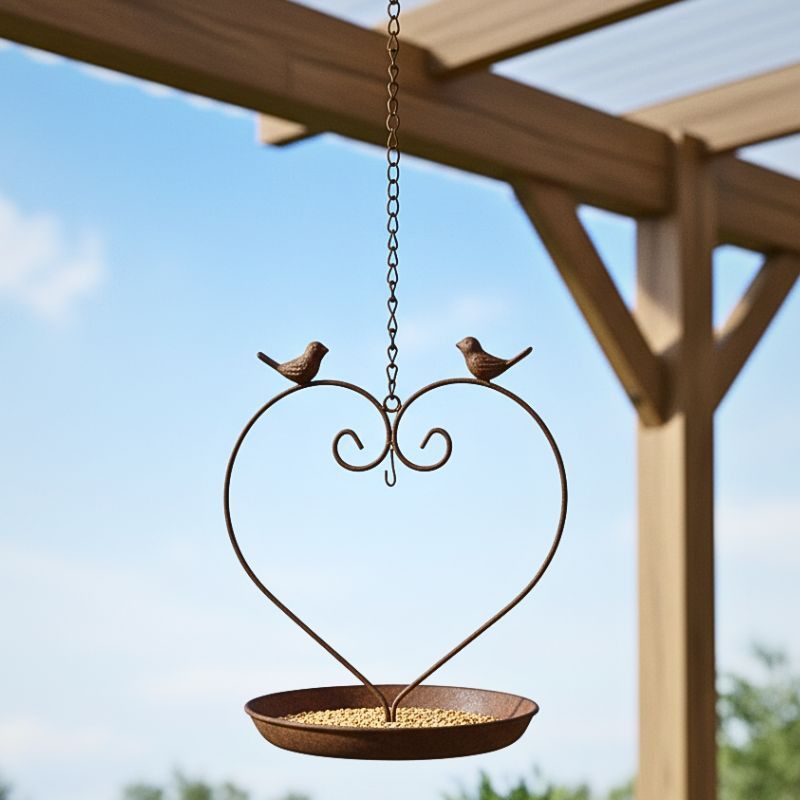 HEART BIRD FEEDER